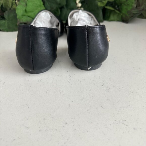 Shoelander Black Pointed-Toe DOrsay Flats Womens Shoes Size 8.5 - Picture 4 of 7